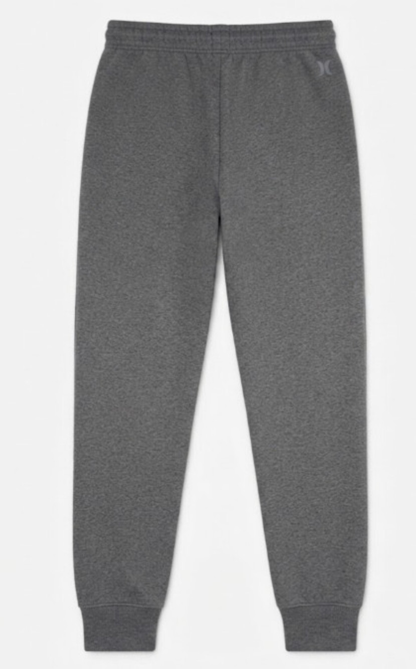 Hurley Boys Dri-Fit Fleece Jogger Pants Heather Grey Size 6